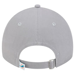 Miami Dolphins New Era Women's Main 9TWENTY Adjustable Hat Gray