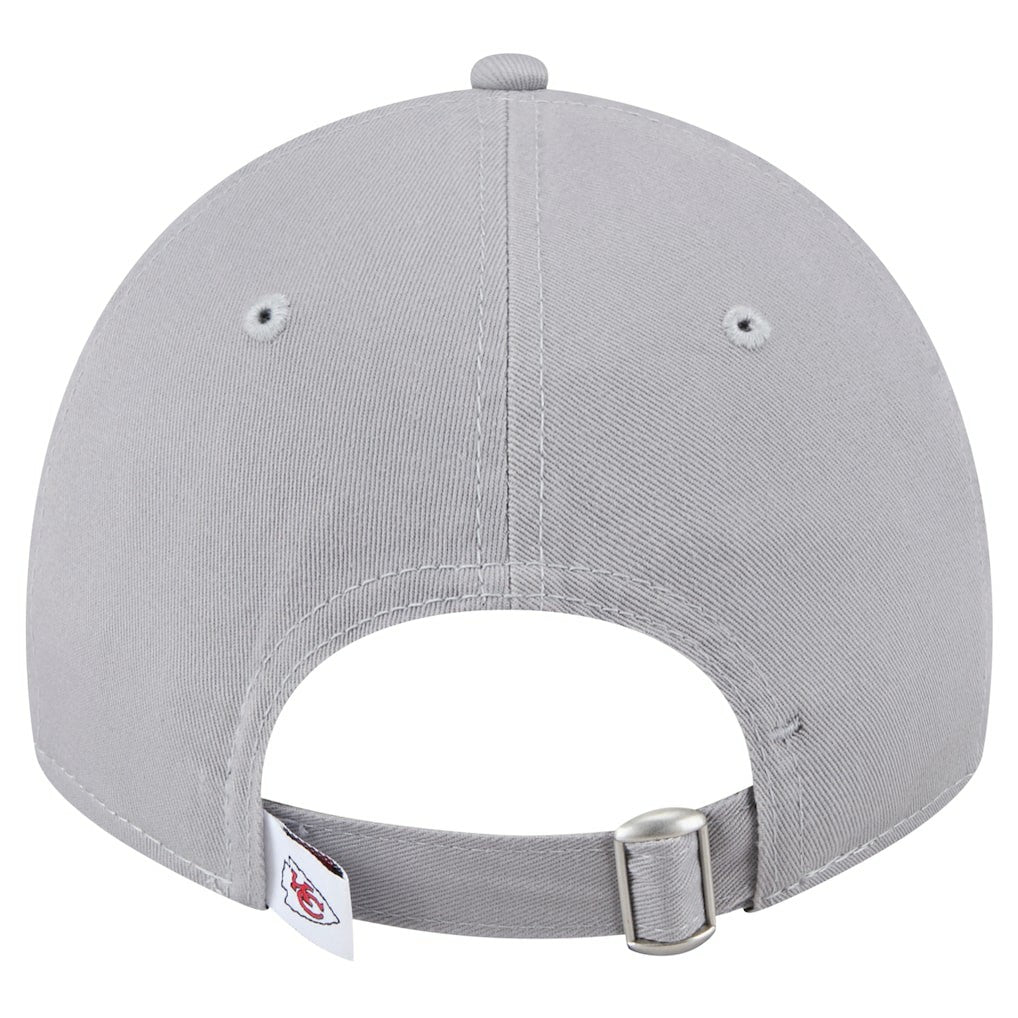 Kansas City Chiefs New Era Women's Main 9TWENTY Adjustable Hat Gray