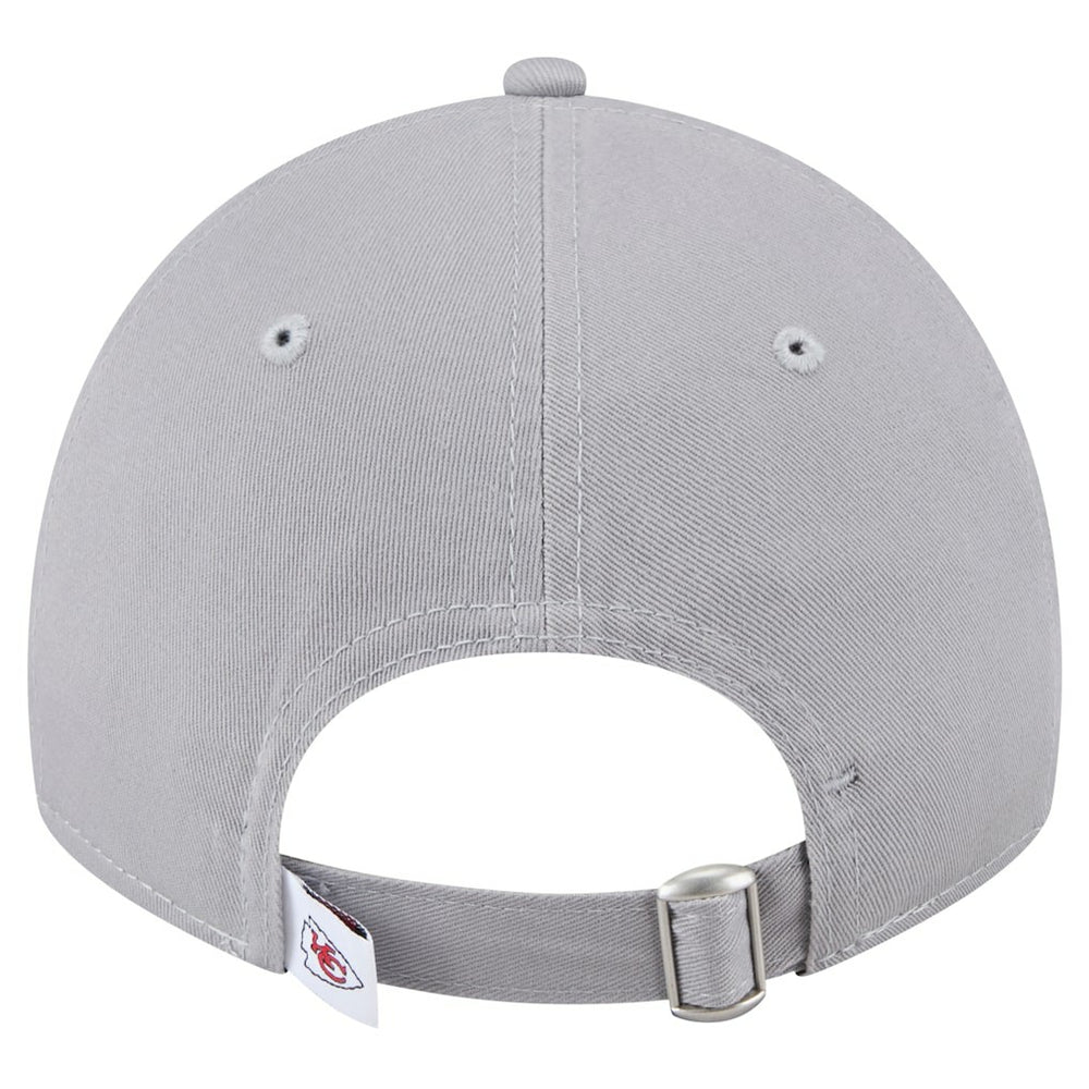 Kansas City Chiefs New Era Women's Main 9TWENTY Adjustable Hat Gray