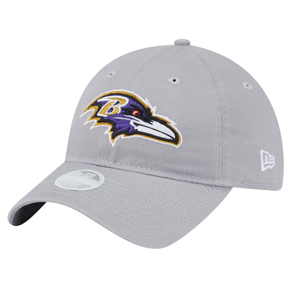 Baltimore Ravens New Era Women's Main 9TWENTY Adjustable Hat Gray