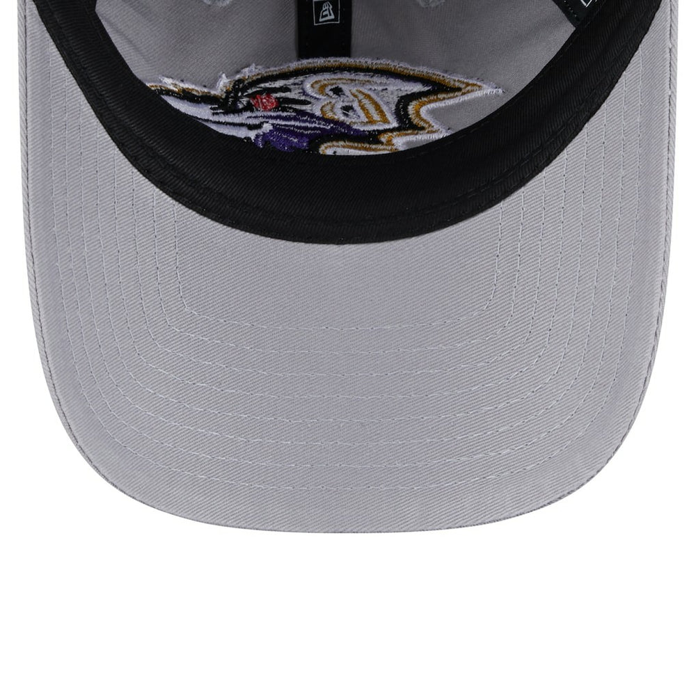 Baltimore Ravens New Era Women's Main 9TWENTY Adjustable Hat Gray