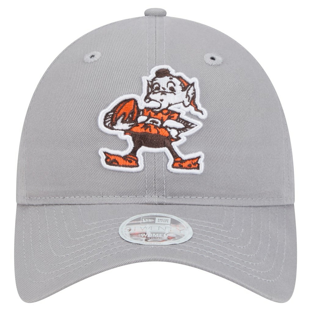 Cleveland Browns New Era Women's Main 9TWENTY Adjustable Hat Gray