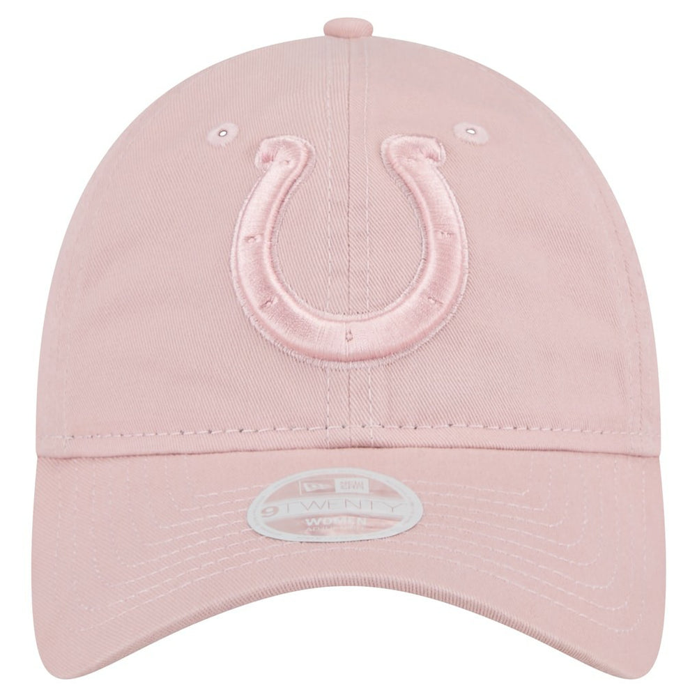 Indianapolis Colts New Era Women's Main 9TWENTY Adjustable Hat Light Pink
