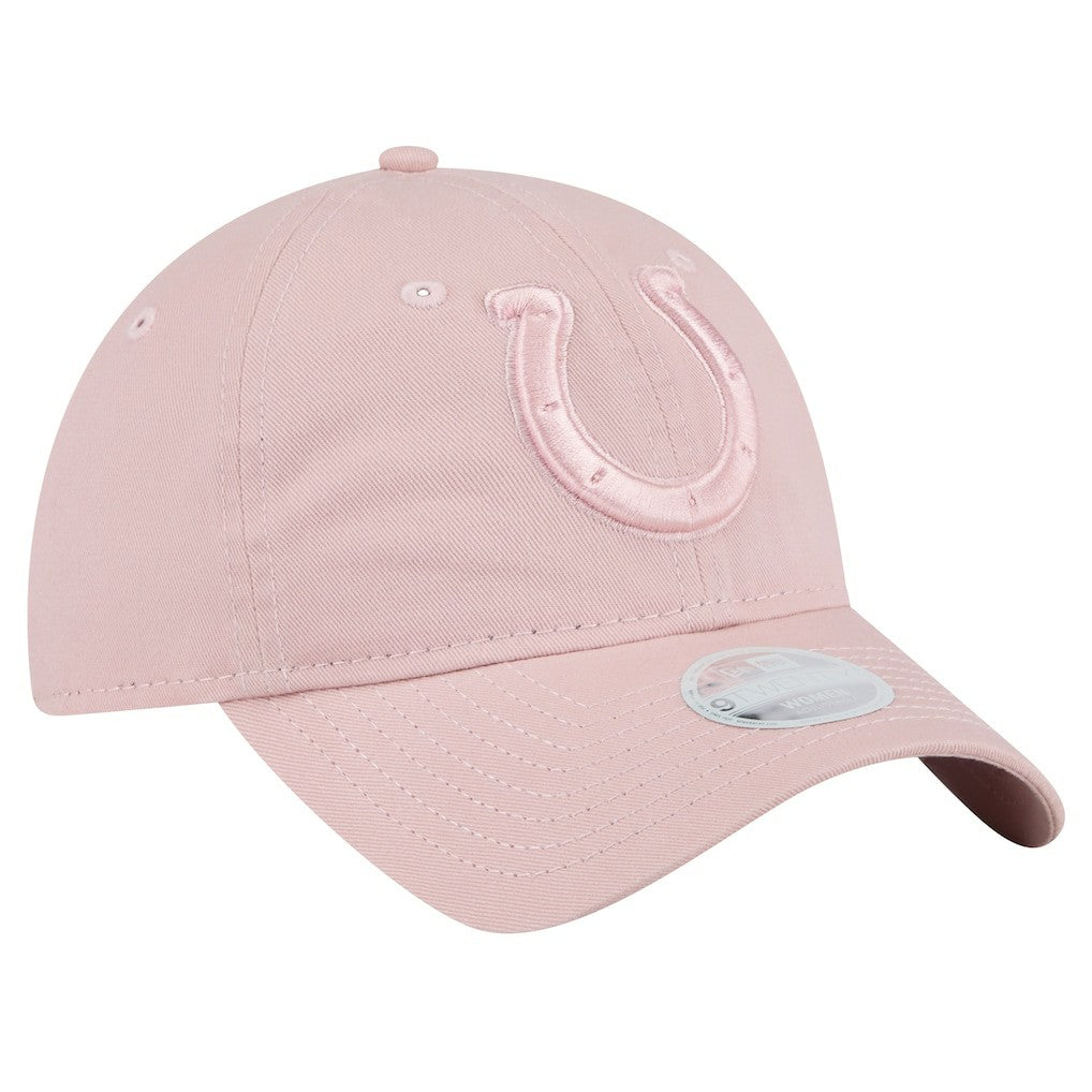 Indianapolis Colts New Era Women's Main 9TWENTY Adjustable Hat Light Pink