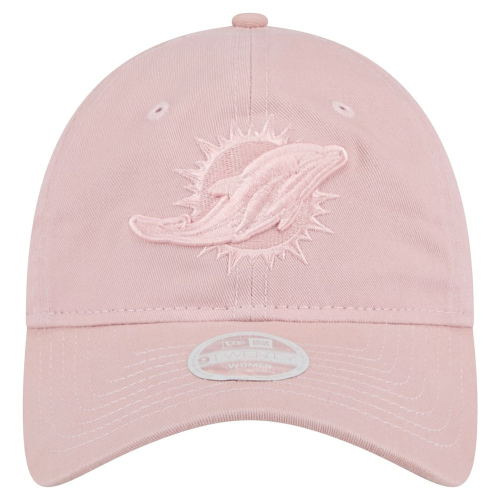 Miami Dolphins New Era Women's Main 9TWENTY Adjustable Hat Light Pink