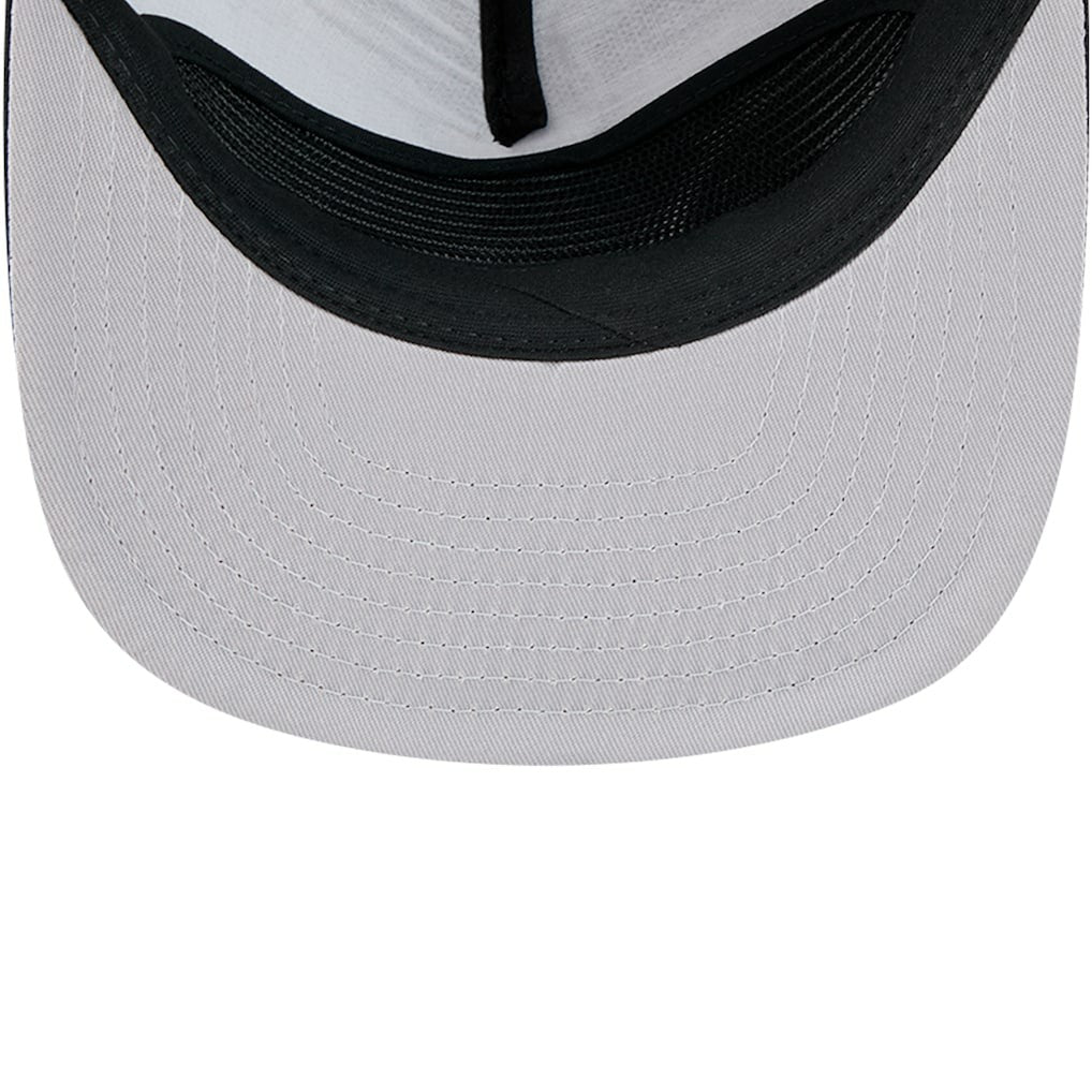 Philadelphia 76ers Tone Foam Meshback Golfer Snapback Hat Black