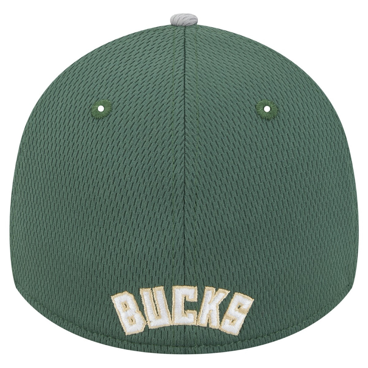 Milwaukee Bucks Active Trim 39THIRTY Flex Hat Gray/Hunter Green