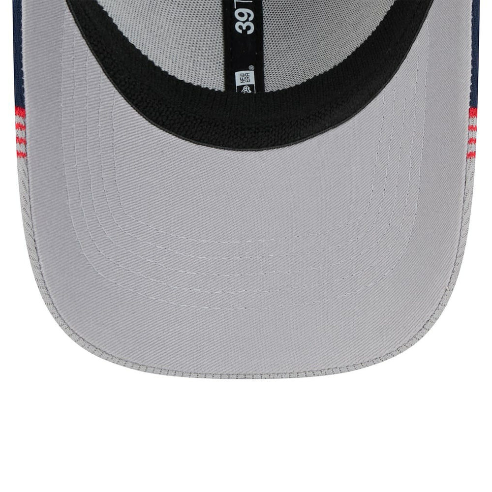 New Orleans Pelicans Active Trim 39THIRTY Flex Hat Gray/Navy