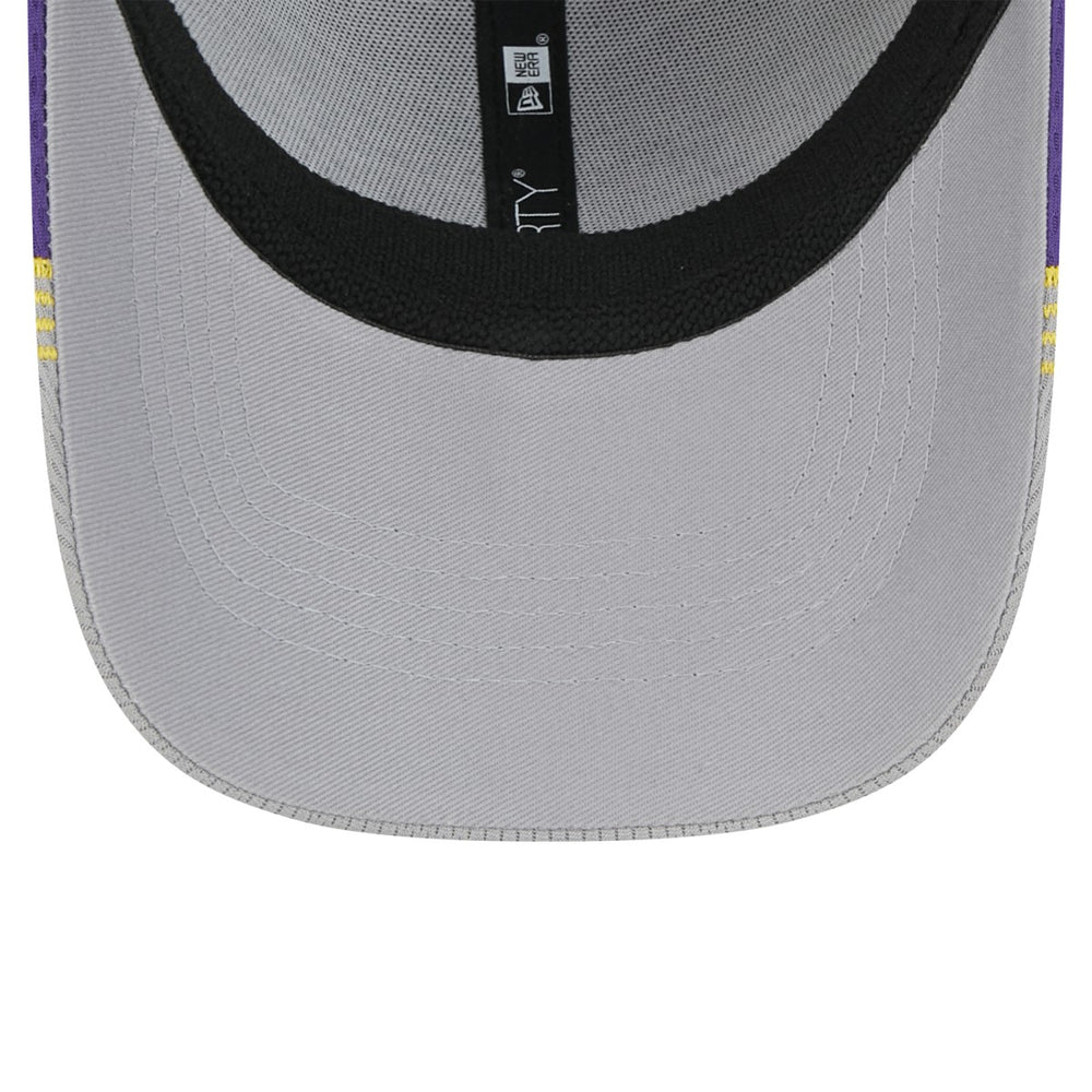 Los Angeles Lakers Active Trim 39THIRTY Flex Hat Gray/Purple
