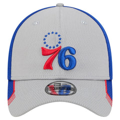 Philadelphia 76ers Active Trim 39THIRTY Flex Hat Gray/Royal