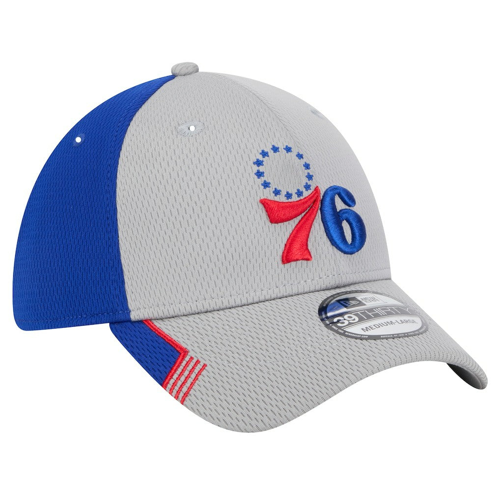Philadelphia 76ers Active Trim 39THIRTY Flex Hat Gray/Royal