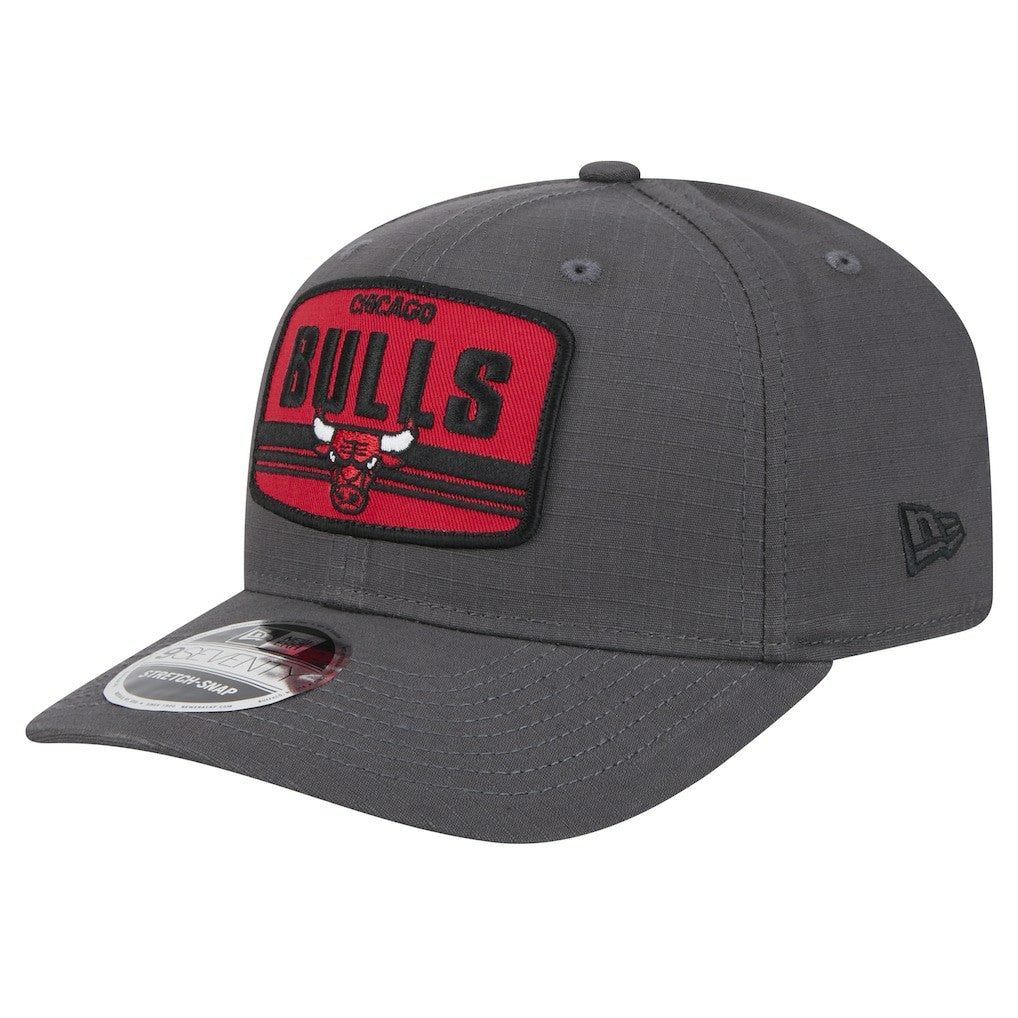 Chicago Bulls Team Elevated Patch 9SEVENTY Adjustable Hat Graphite