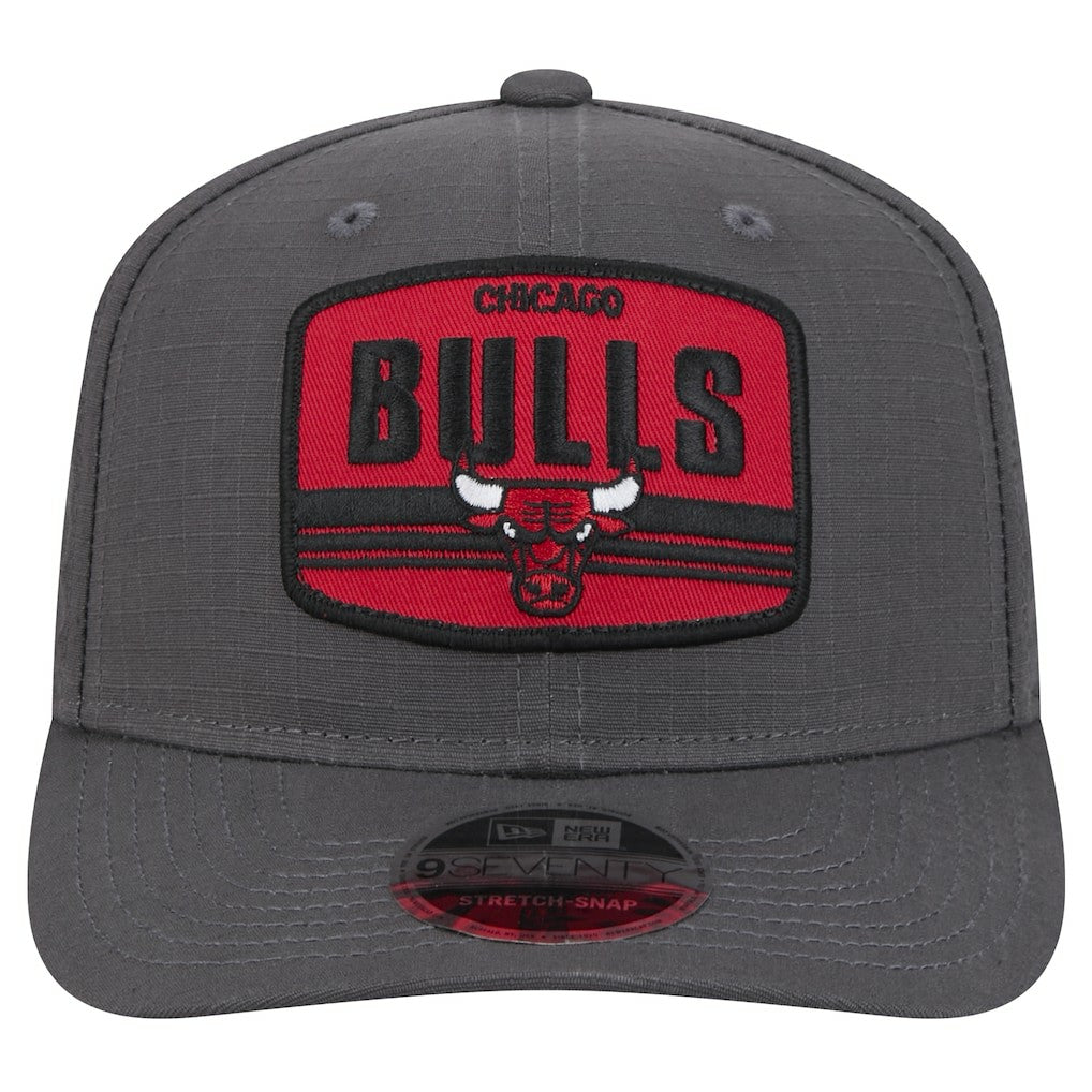 Chicago Bulls Team Elevated Patch 9SEVENTY Adjustable Hat Graphite