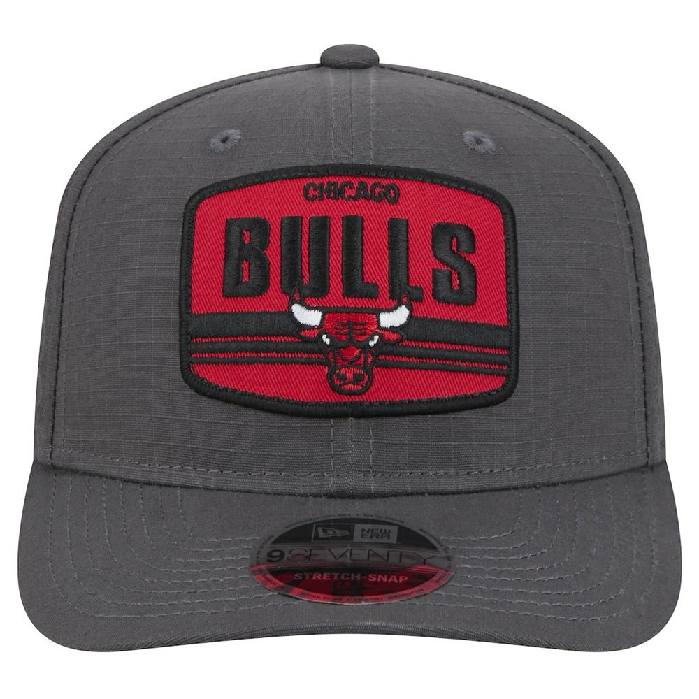 Chicago Bulls Team Elevated Patch 9SEVENTY Adjustable Hat Graphite