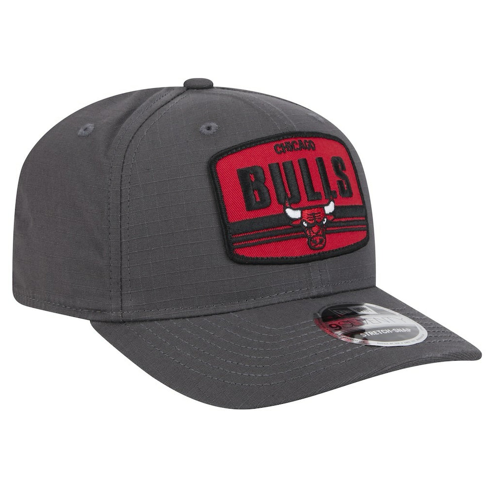 Chicago Bulls Team Elevated Patch 9SEVENTY Adjustable Hat Graphite