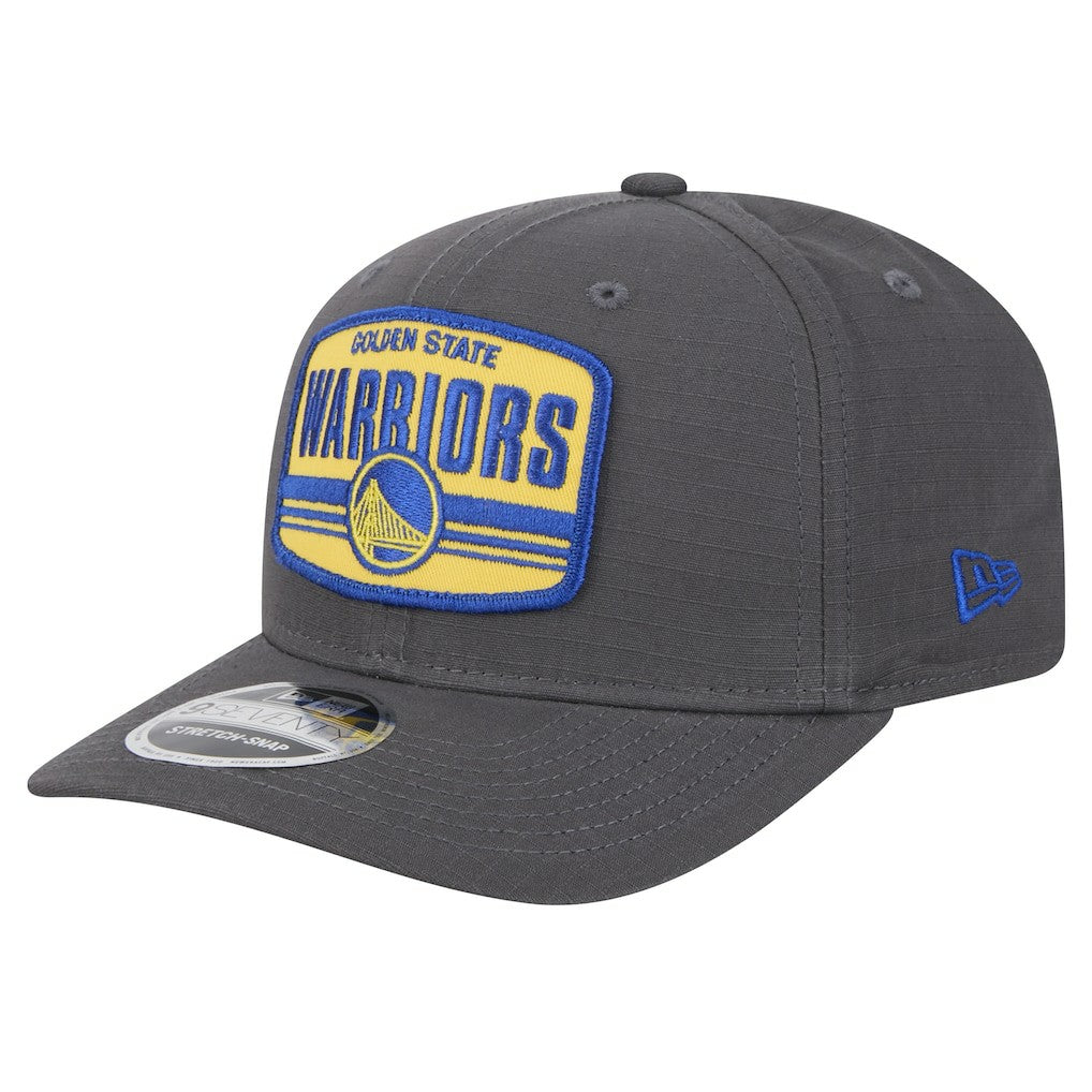 Golden State Warriors Team Elevated Patch 9SEVENTY Adjustable Hat Graphite