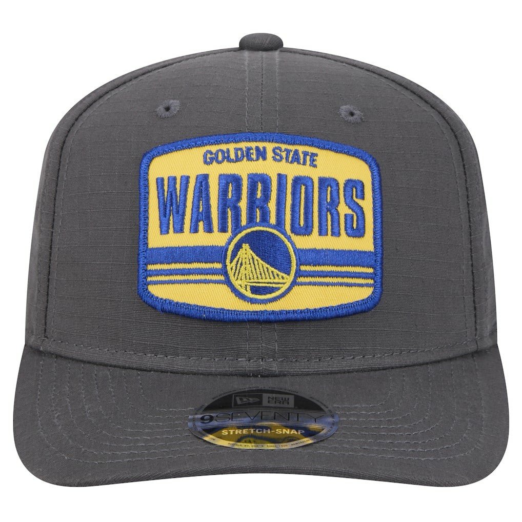 Golden State Warriors Team Elevated Patch 9SEVENTY Adjustable Hat Graphite