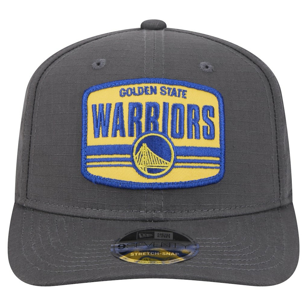 Golden State Warriors Team Elevated Patch 9SEVENTY Adjustable Hat Graphite