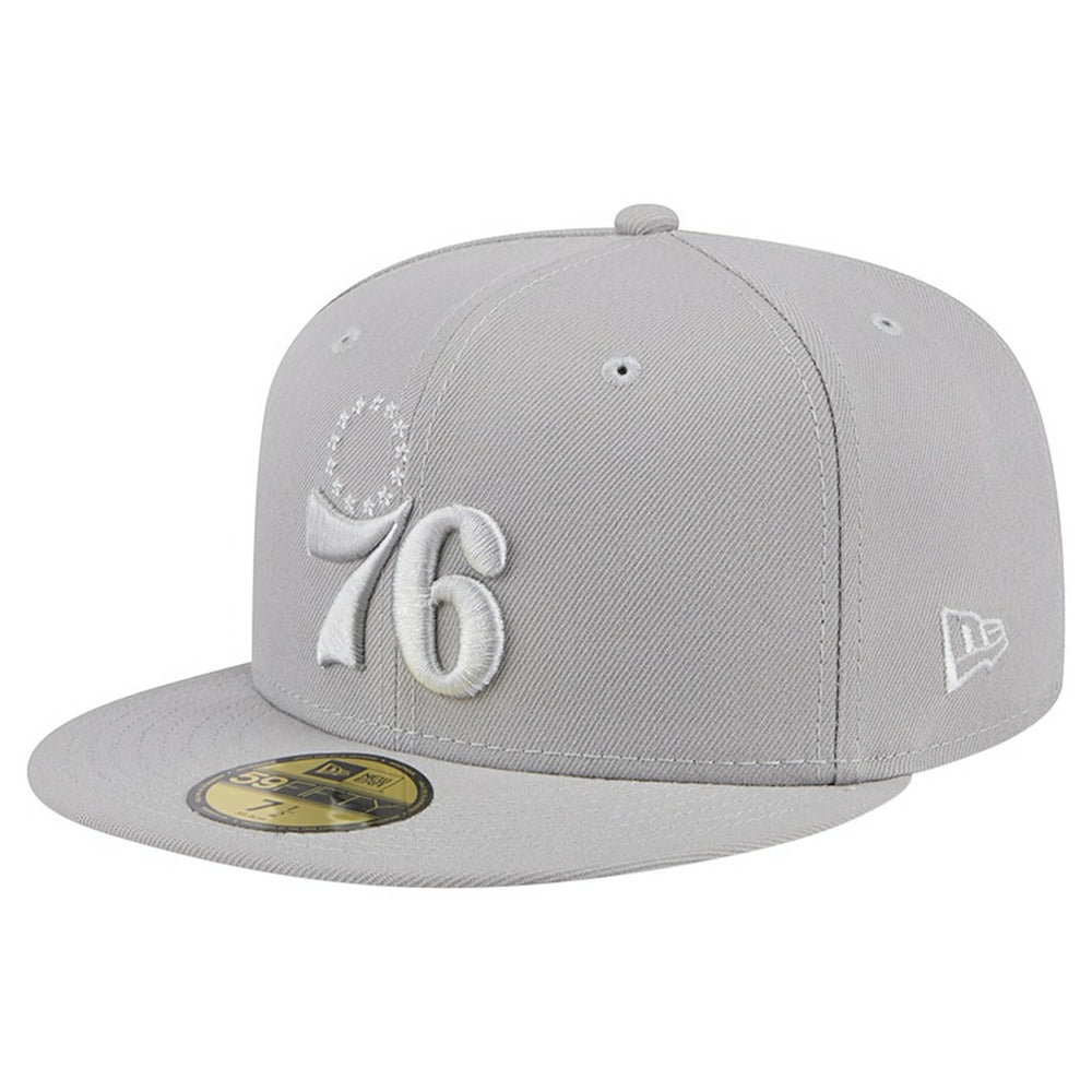 Philadelphia 76ers Color Pack 59FIFTY Fitted Hat Gray