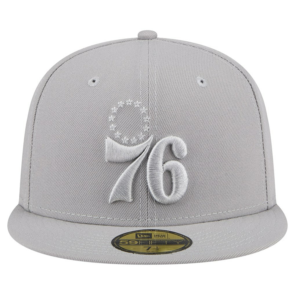 Philadelphia 76ers Color Pack 59FIFTY Fitted Hat Gray
