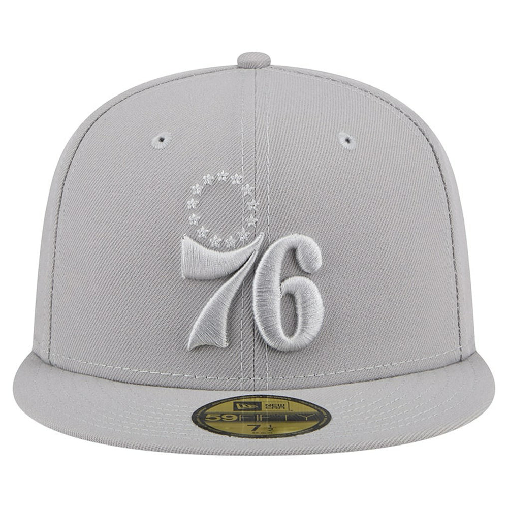 Philadelphia 76ers Color Pack 59FIFTY Fitted Hat Gray