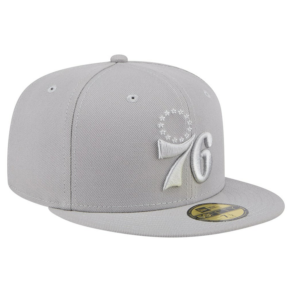 Philadelphia 76ers Color Pack 59FIFTY Fitted Hat Gray