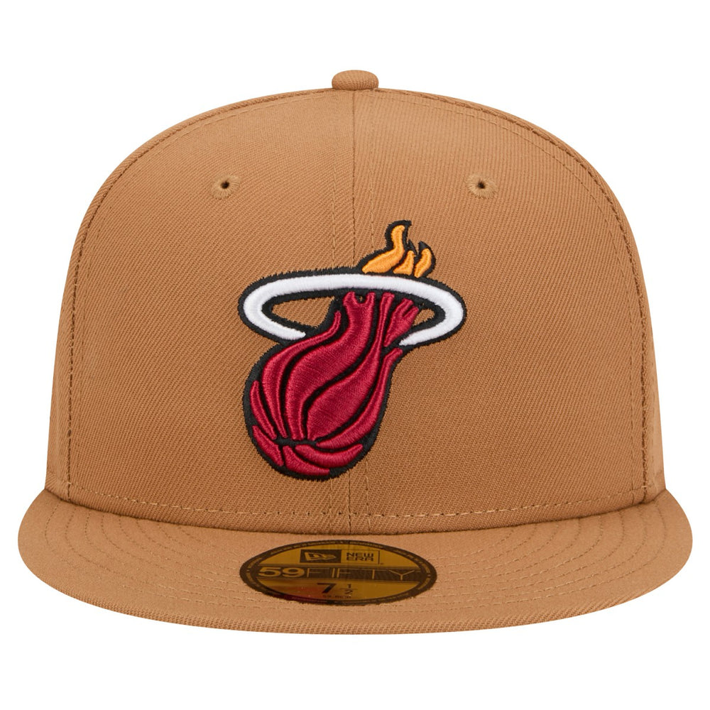 Miami Heat Color Pack 59FIFTY Fitted Hat Tan