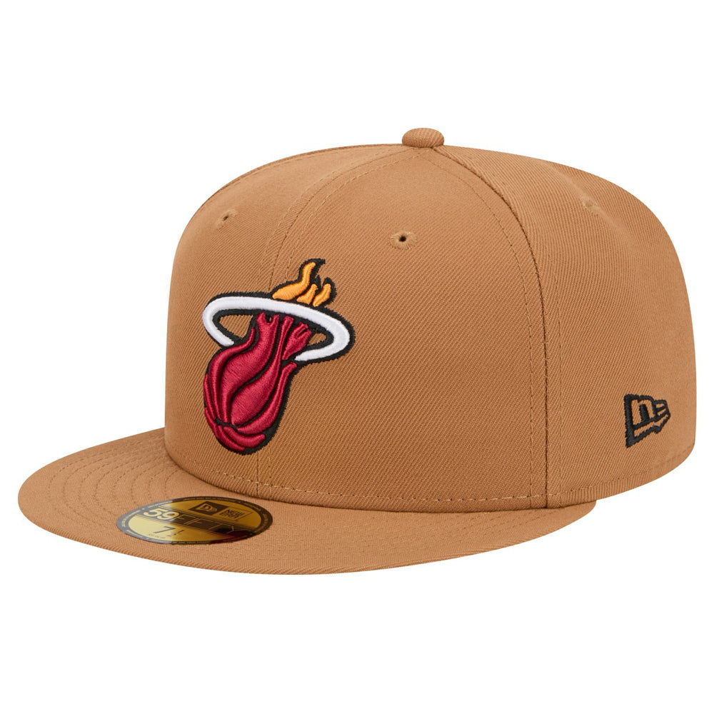 Miami Heat Color Pack 59FIFTY Fitted Hat Tan