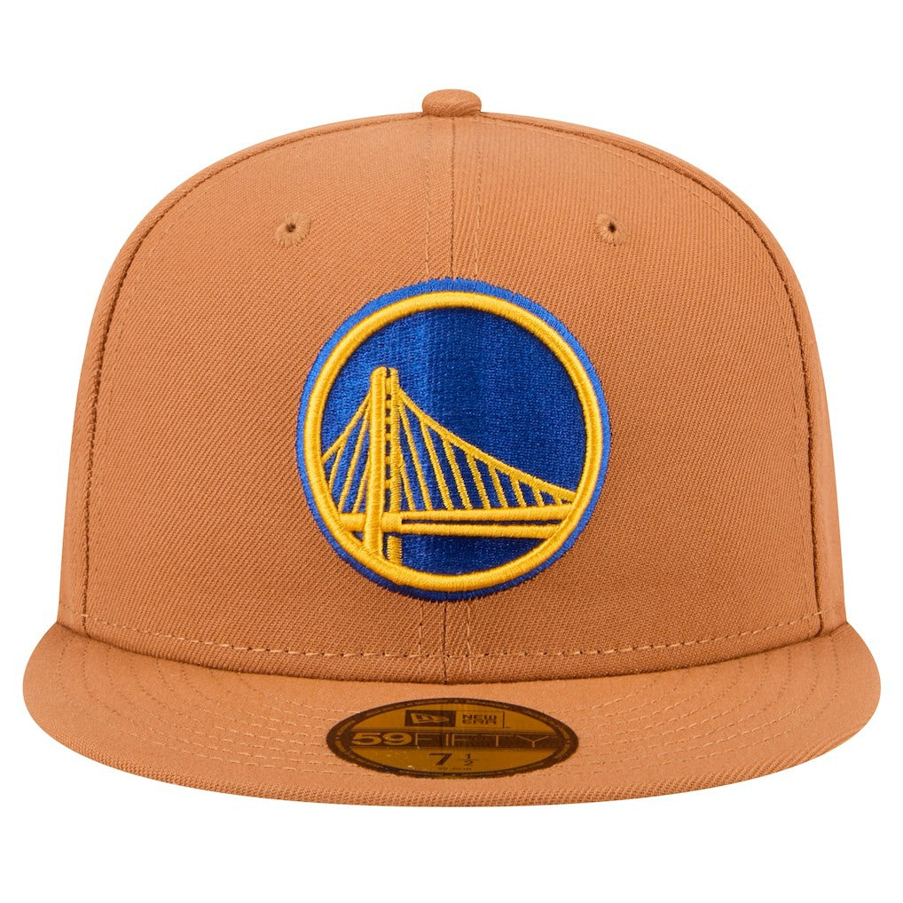 Golden State Warriors Color Pack 59FIFTY Fitted Hat Tan