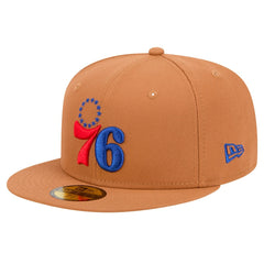 Philadelphia 76ers Color Pack 59FIFTY Fitted Hat Tan