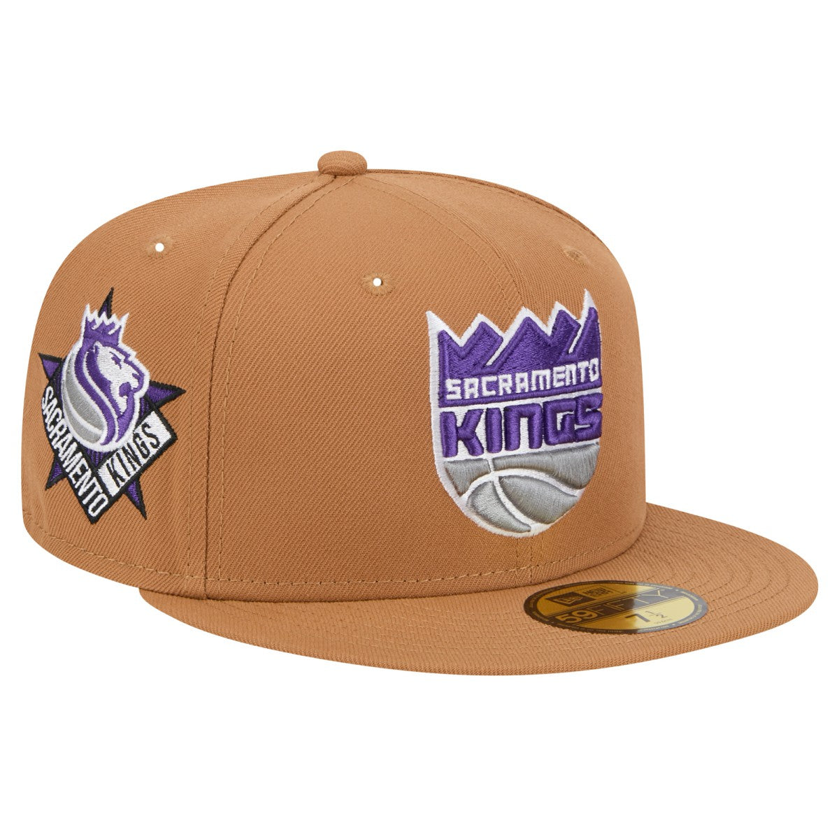 Sacramento Kings Color Pack 59FIFTY Fitted Hat Tan