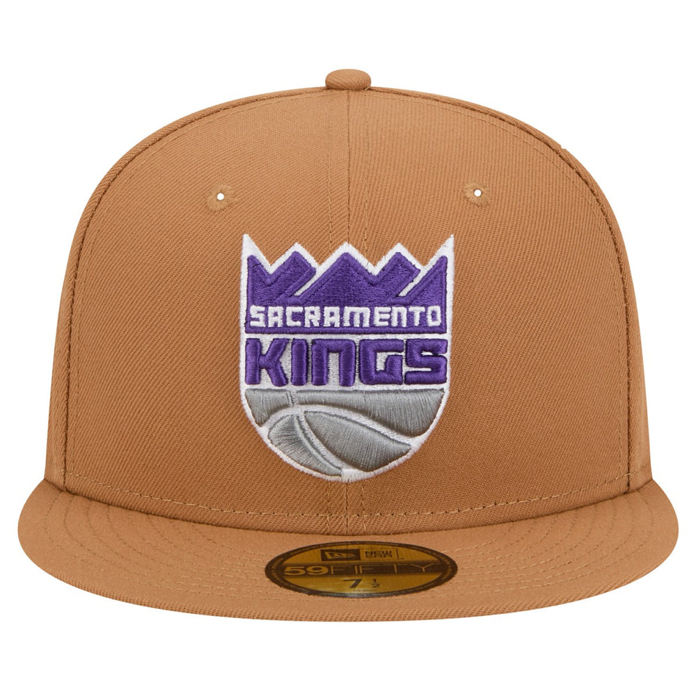 Sacramento Kings Color Pack 59FIFTY Fitted Hat Tan