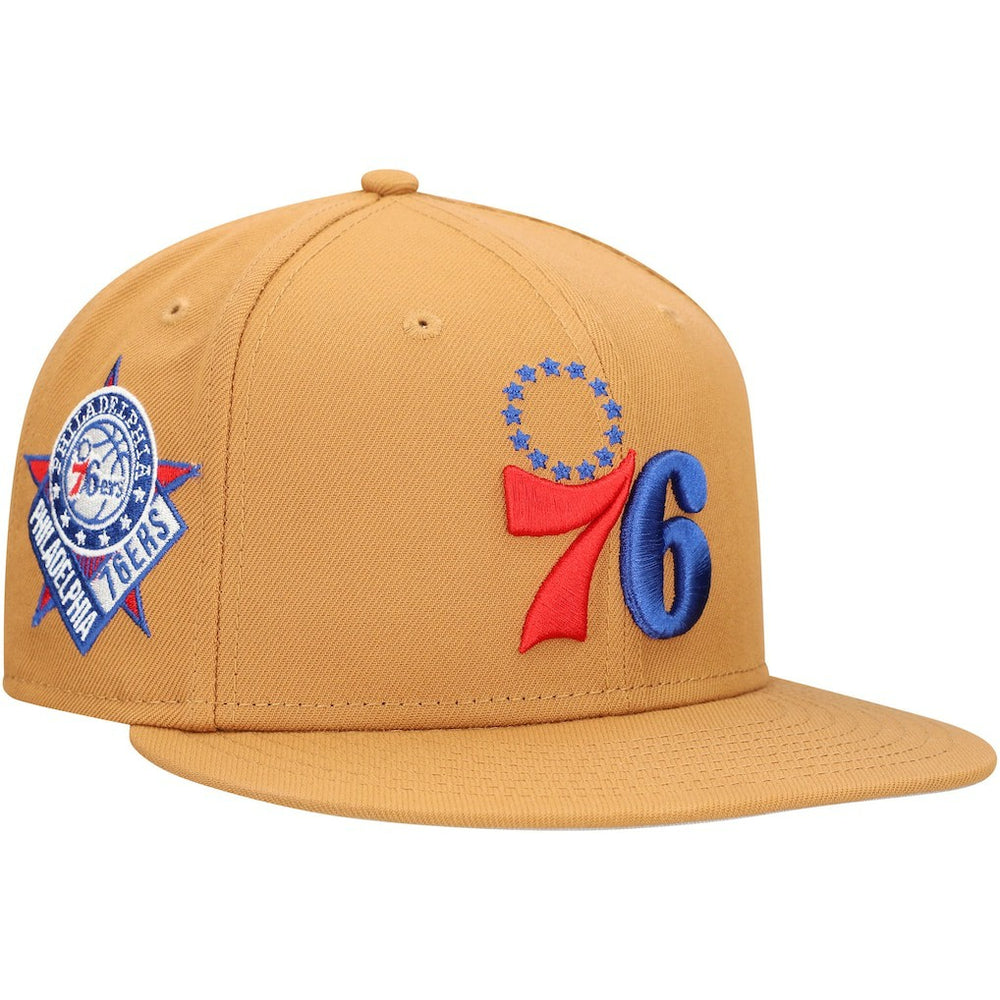 Philadelphia 76ers Color Pack 9FIFTY Snapback Hat Tan