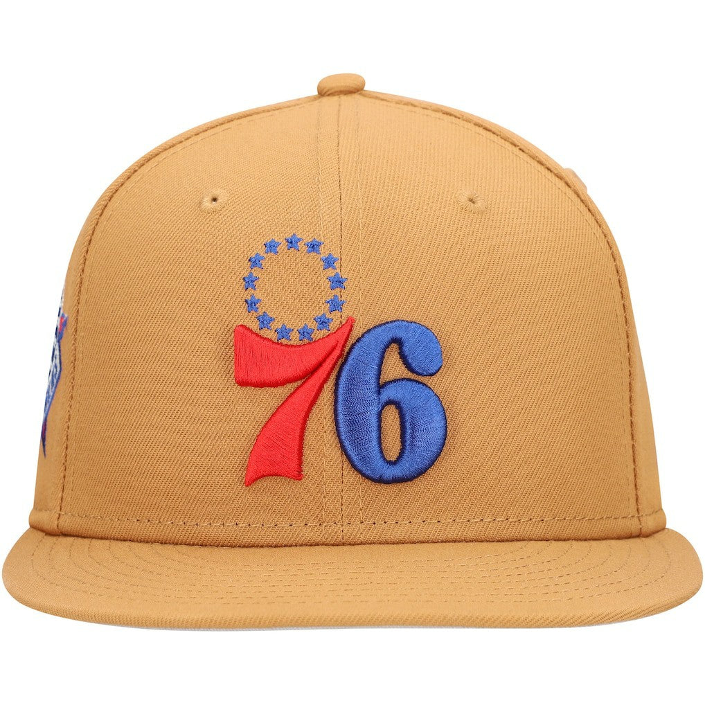 Philadelphia 76ers Color Pack 9FIFTY Snapback Hat Tan