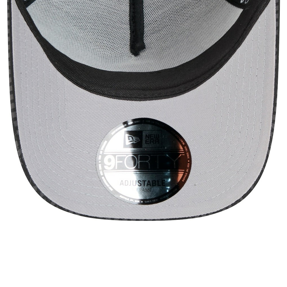 Chicago Bulls Male Adult Midnight Ink Tonal A-Frame Trucker 9FORTY Adjustable Hat Black