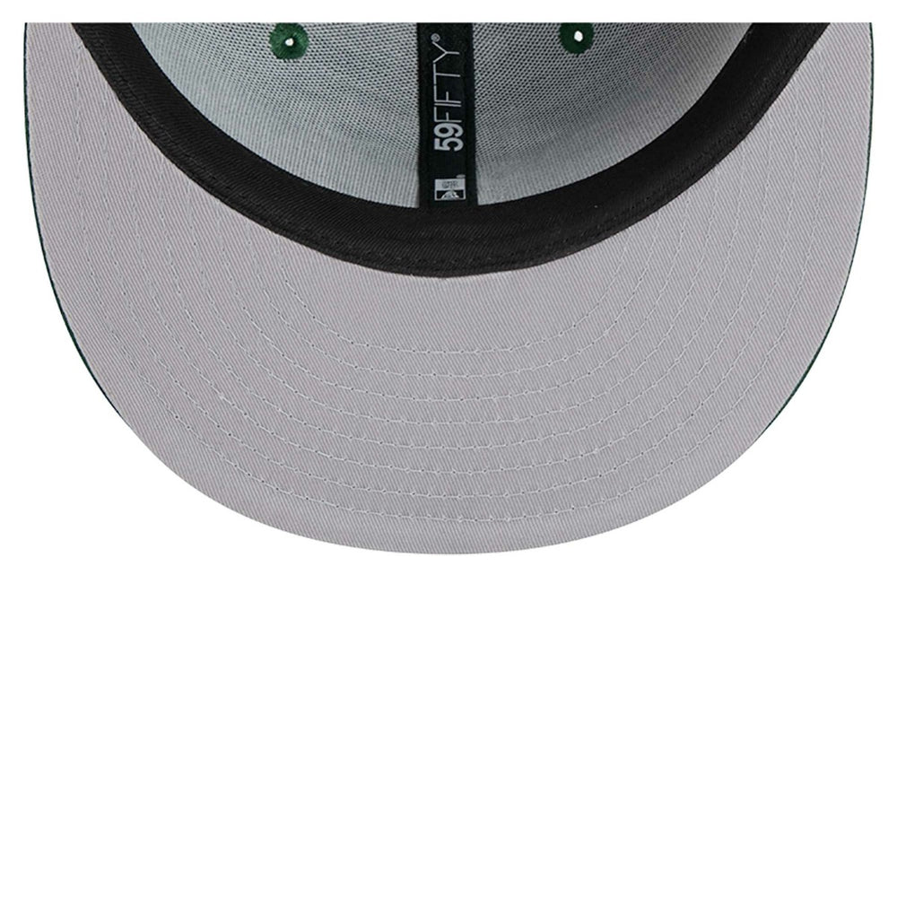 Milwaukee Bucks Sport Night Script Sided 59FIFTY Fitted Hat Hunter Green