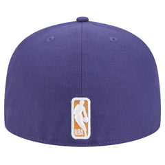 Phoenix Suns Sport Night Script Sided 59FIFTY Fitted Hat Purple