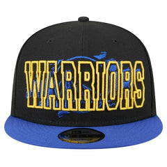 Golden State Warriors Sport Night Splatter 2-Tone 9FIFTY Snapback Hat Black/Royal