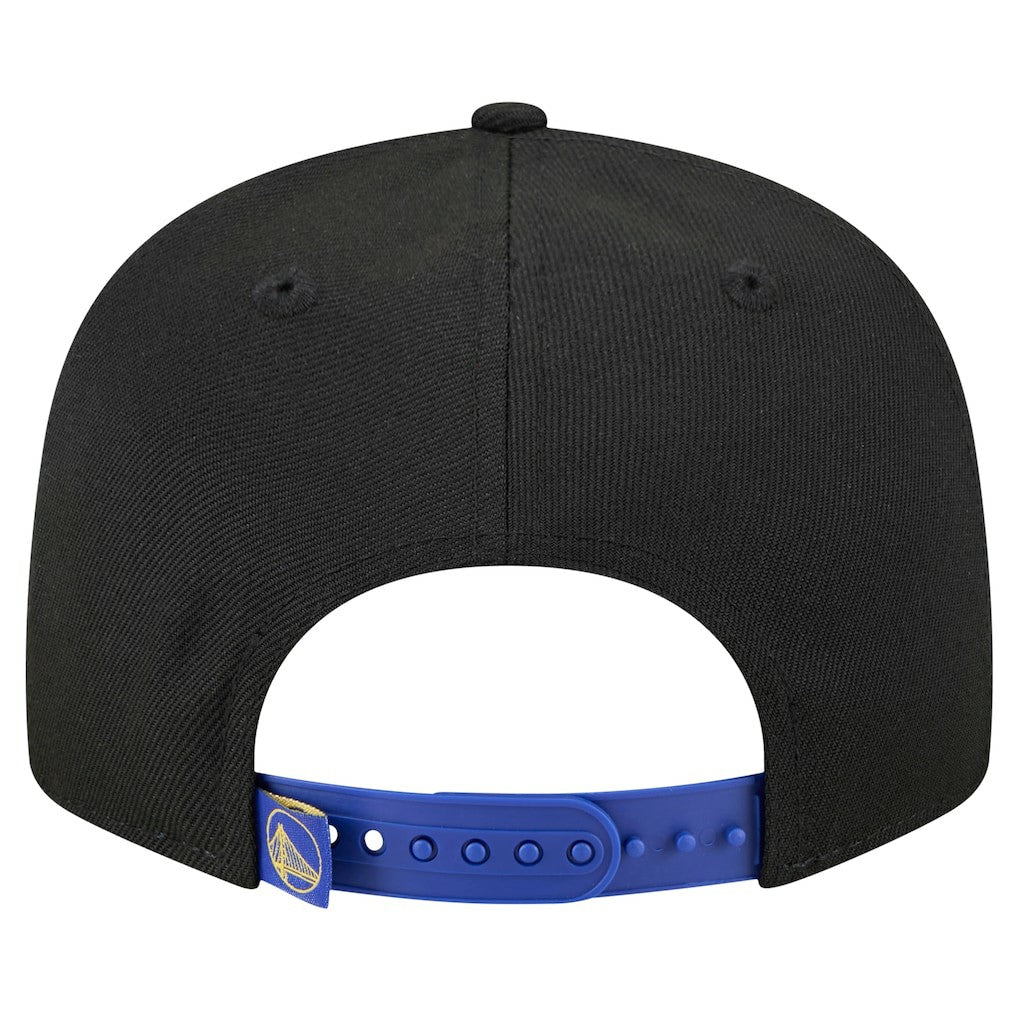 Golden State Warriors Sport Night Splatter 2-Tone 9FIFTY Snapback Hat Black/Royal