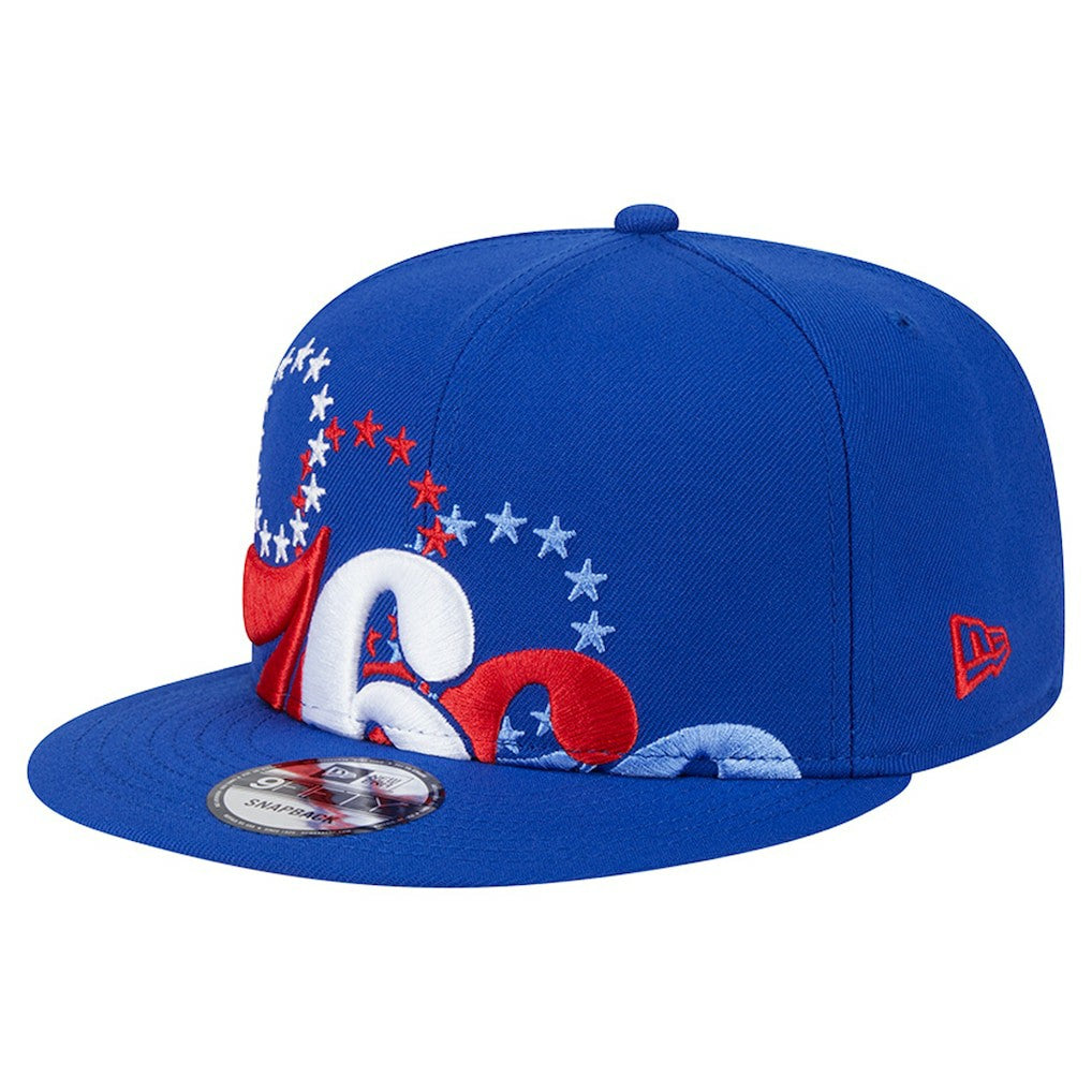 Philadelphia 76ers Sport Night Team Shadow 9FIFTY Snapback Hat Royal
