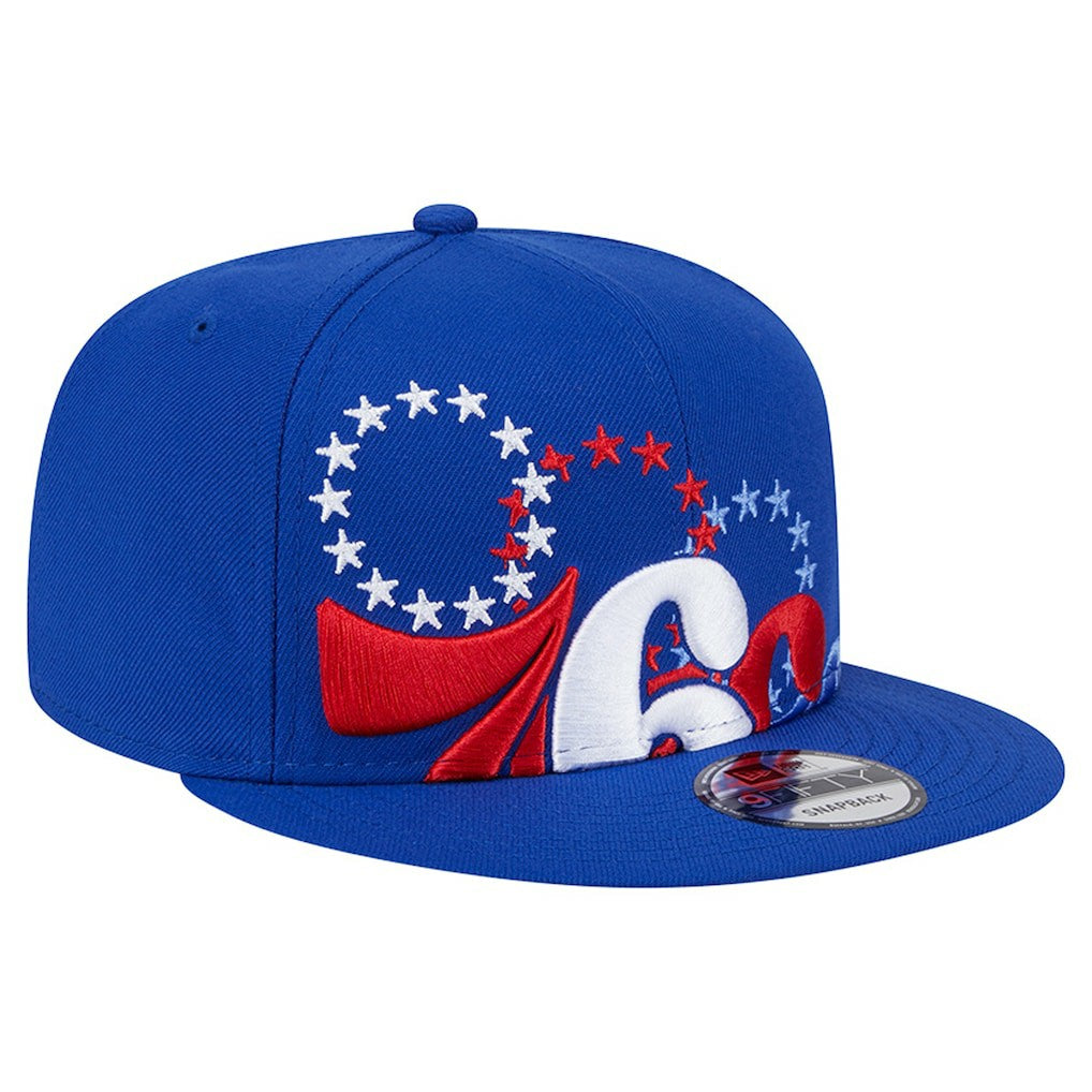 Philadelphia 76ers Sport Night Team Shadow 9FIFTY Snapback Hat Royal
