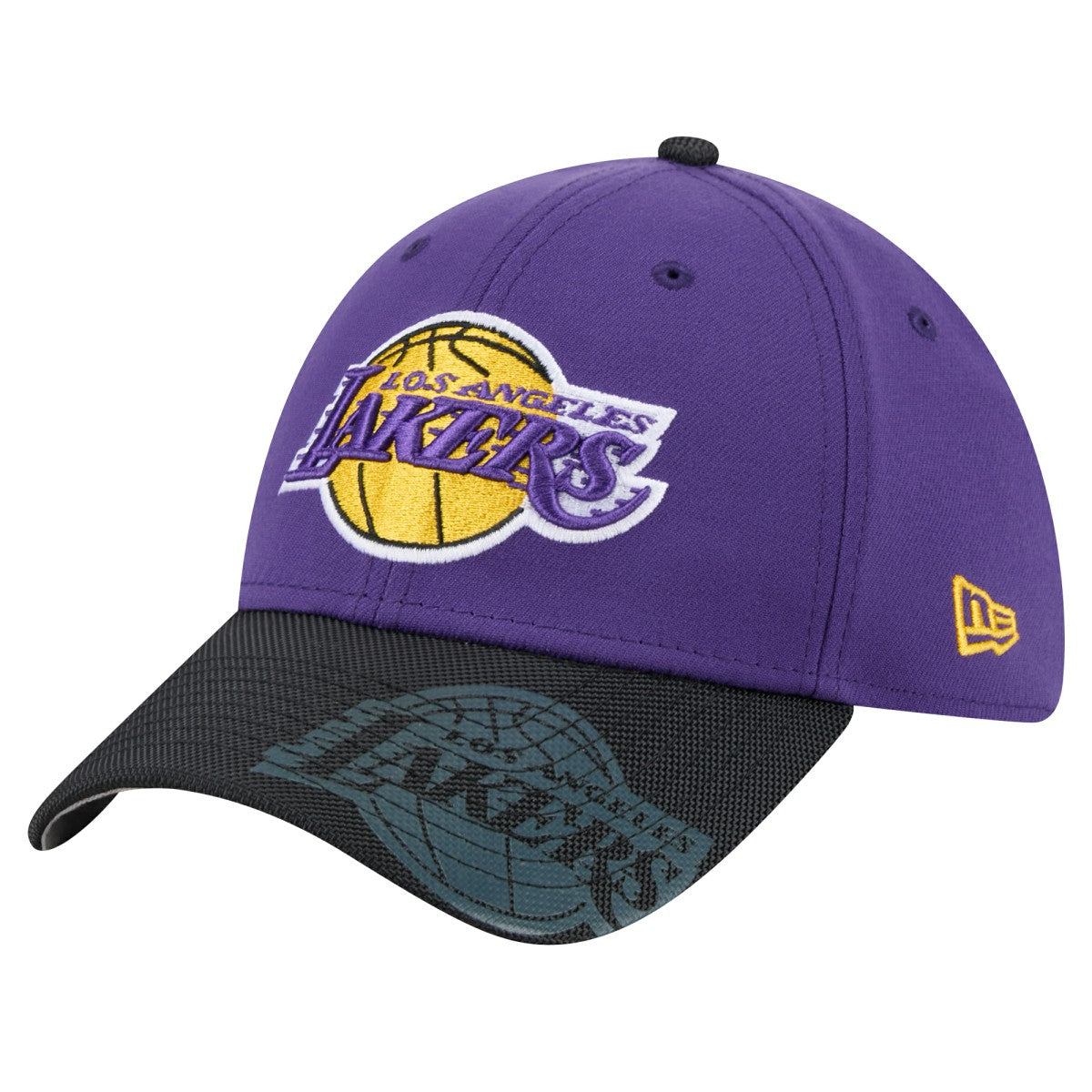 Los Angeles Lakers Sport Night 39THIRTY Flex Hat Purple