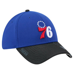 Philadelphia 76ers Sport Night Visor Hit 39THIRTY Flex Hat Royal/Black