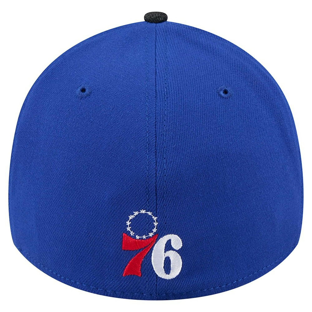 Philadelphia 76ers Sport Night Visor Hit 39THIRTY Flex Hat Royal/Black