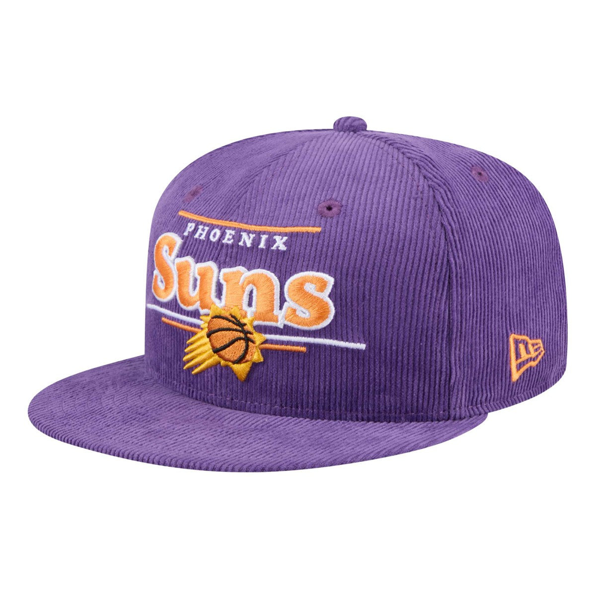 Phoenix Suns Throwback Display Corduroy 9FIFTY Snapback Hat Purple