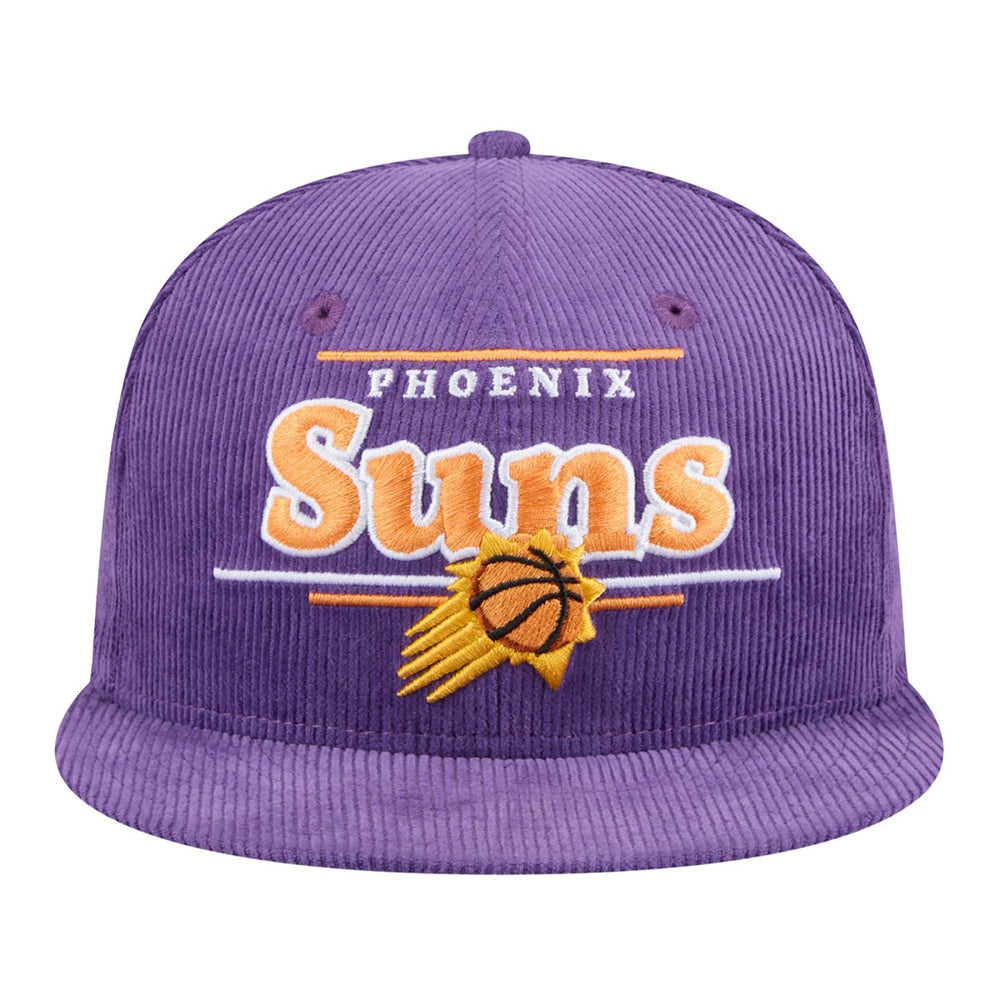 Phoenix Suns Throwback Display Corduroy 9FIFTY Snapback Hat Purple