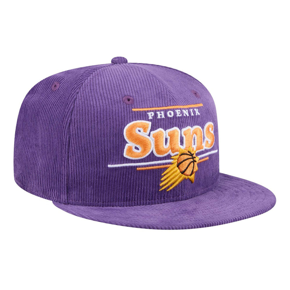 Phoenix Suns Throwback Display Corduroy 9FIFTY Snapback Hat Purple