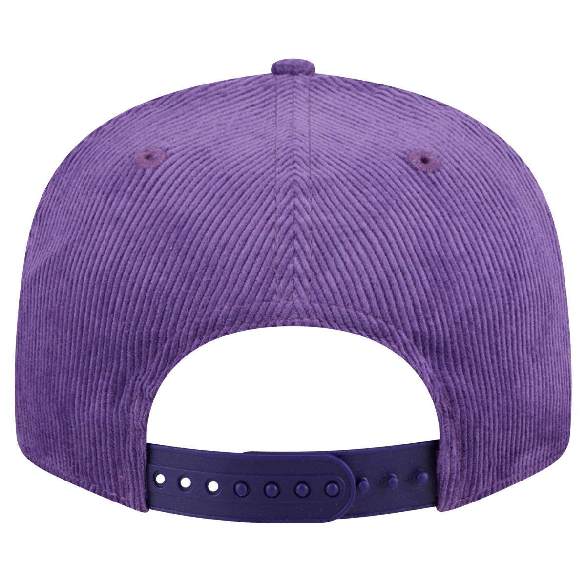 Los Angeles Lakers Throwback Display Corduroy 9FIFTY Snapback Hat Purple