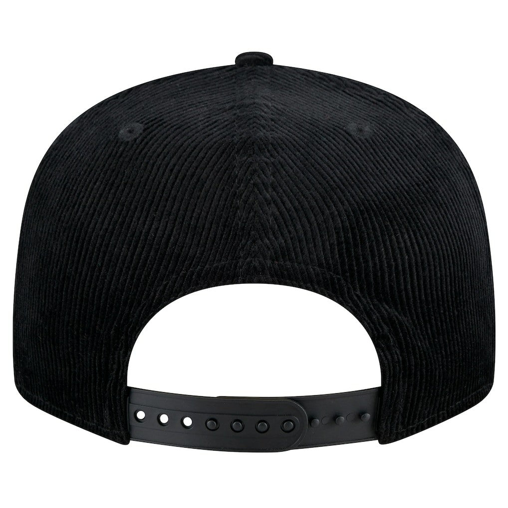 Chicago Bulls Throwback Display Corduroy 9FIFTY Snapback Hat Black
