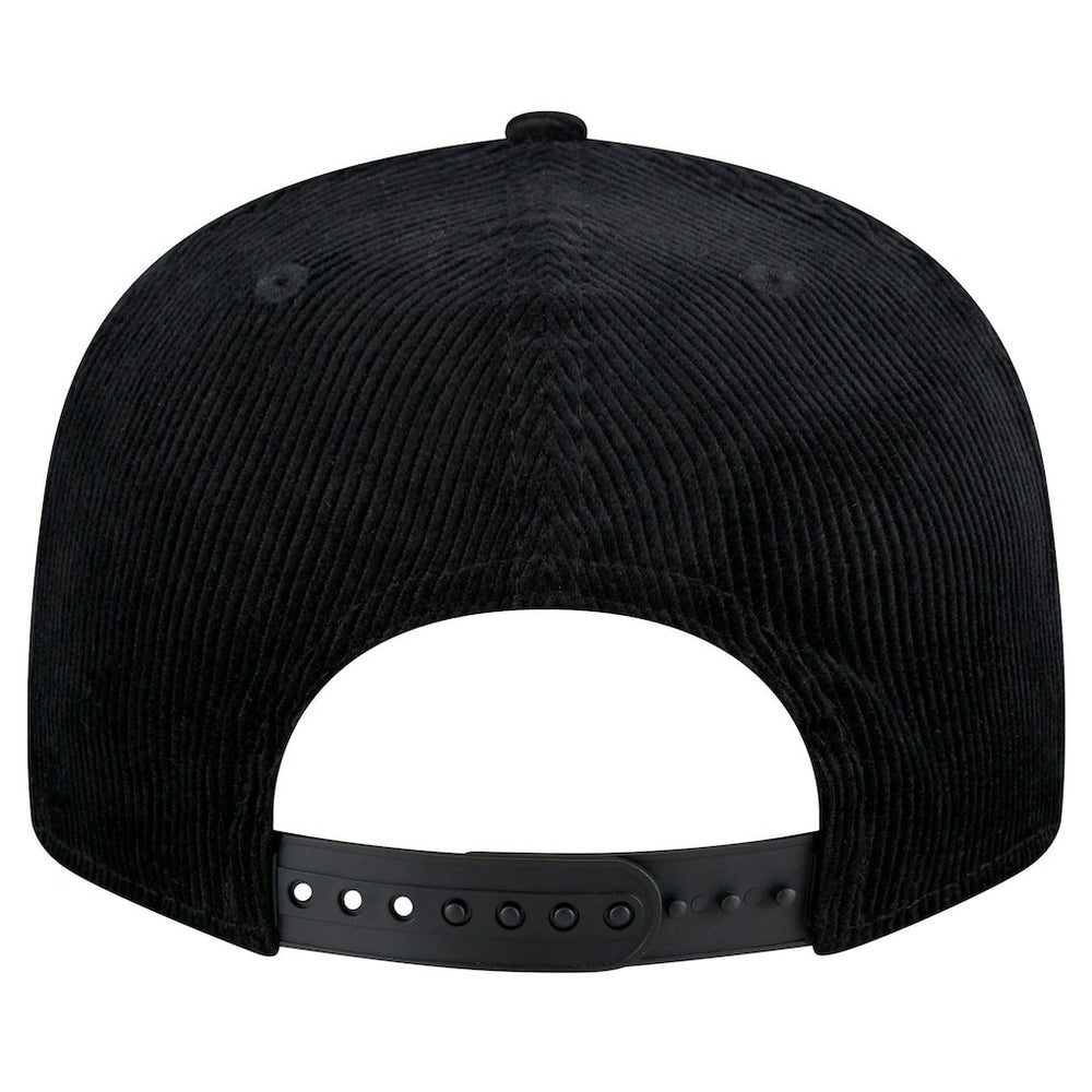 Chicago Bulls Throwback Display Corduroy 9FIFTY Snapback Hat Black